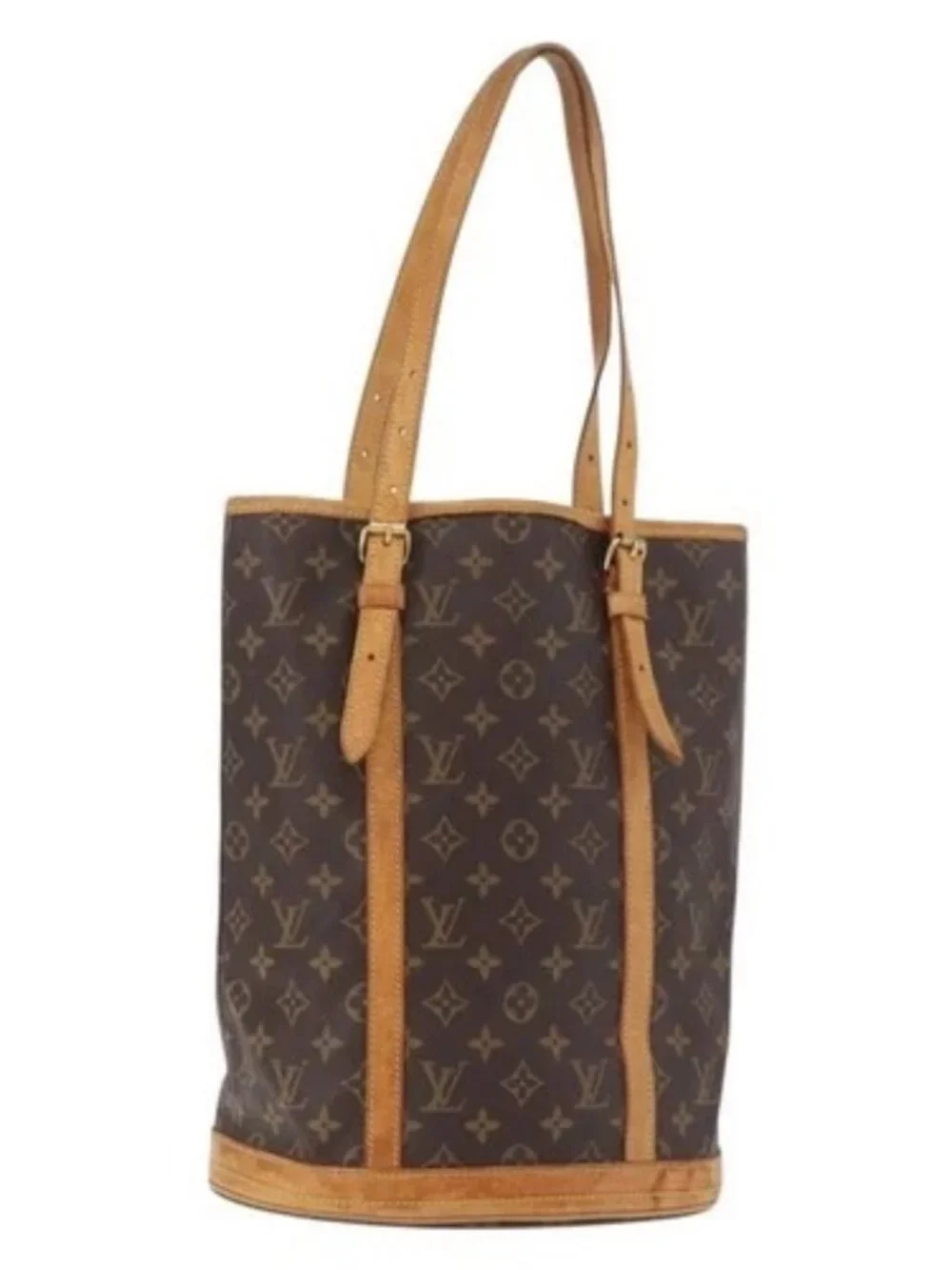 LOUIS VUITTON Monogram Bucket GM Shoulder Bag M42236 LV Auth BA13423